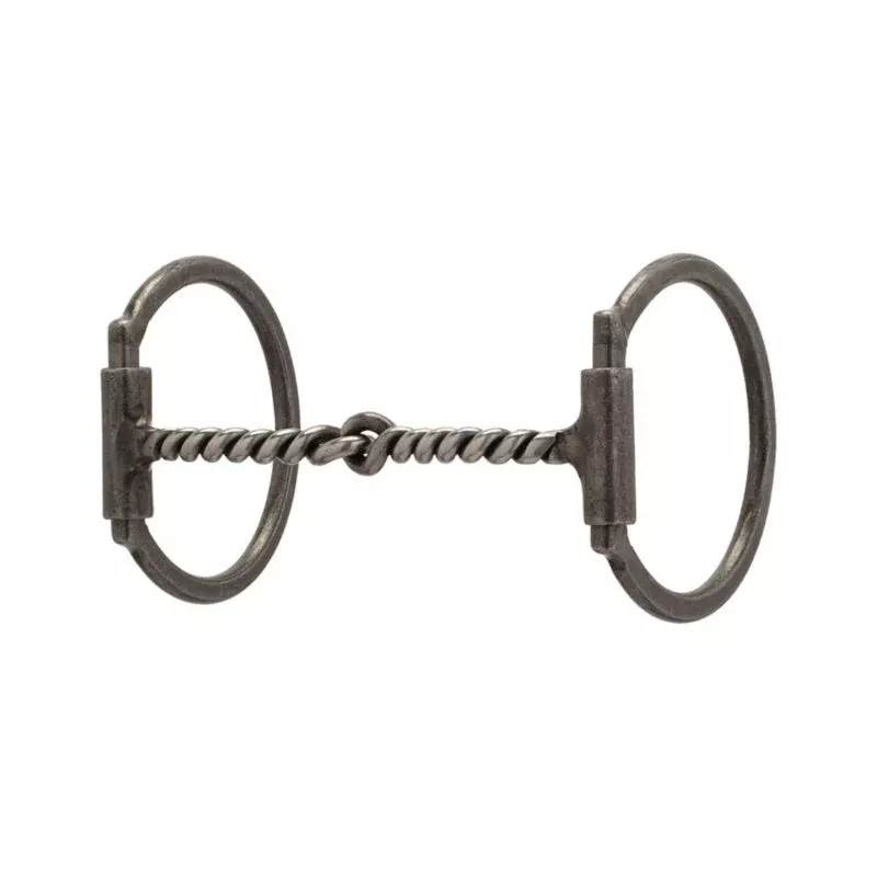 3" D-Ring Twisted Wire Snaffle 5"