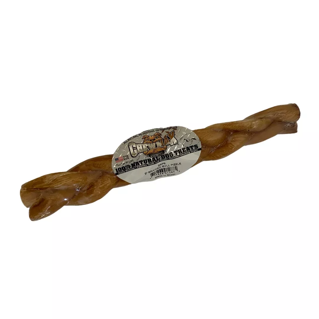 9" Braided Bull Pizzle