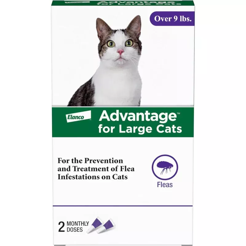 Advantage Topical Flea Protection for Cats, 2 Pack