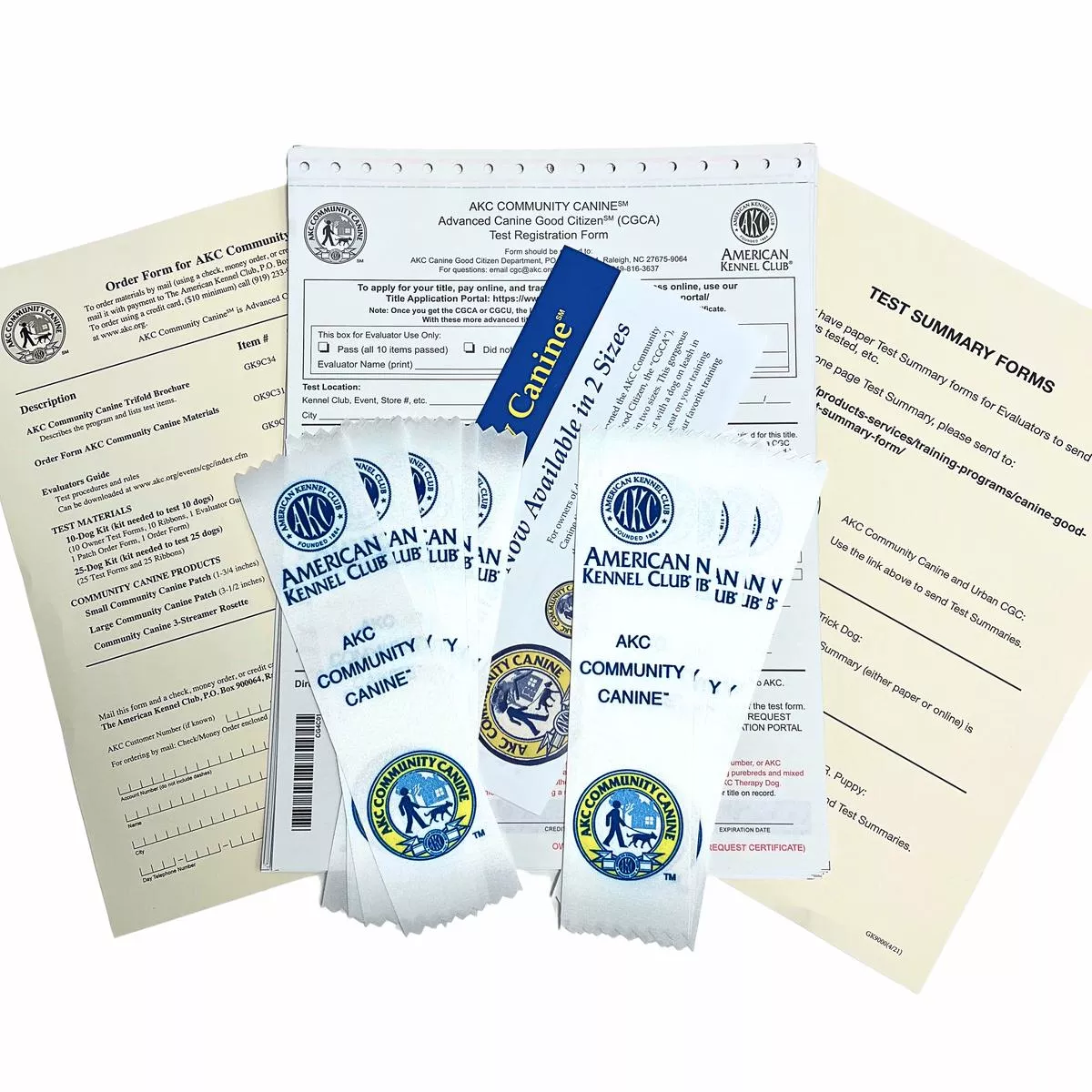 AKC Community Canine (CGCA) Test Kits