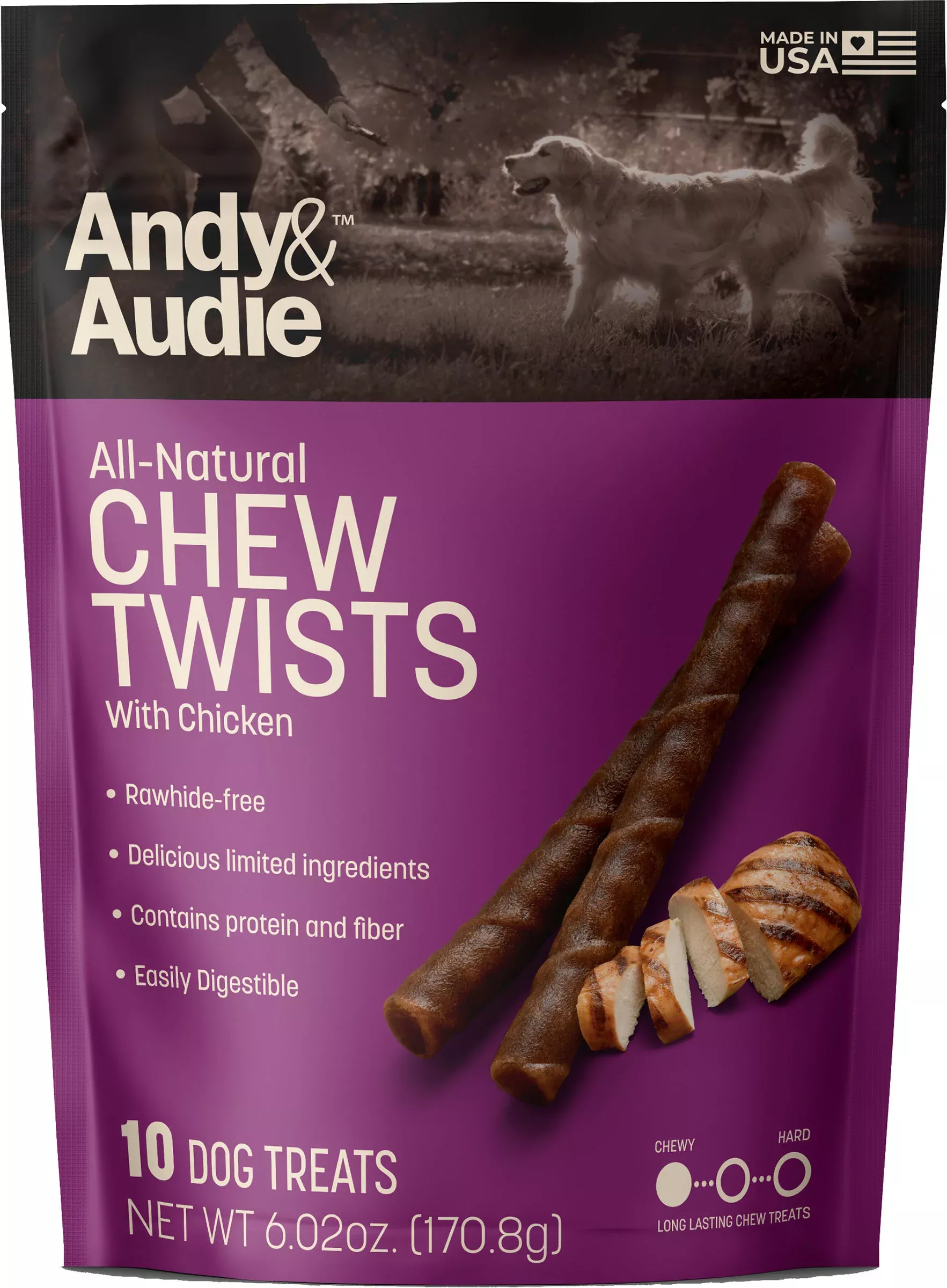 Andy & Audie Alternative Twist Chews For Dogs