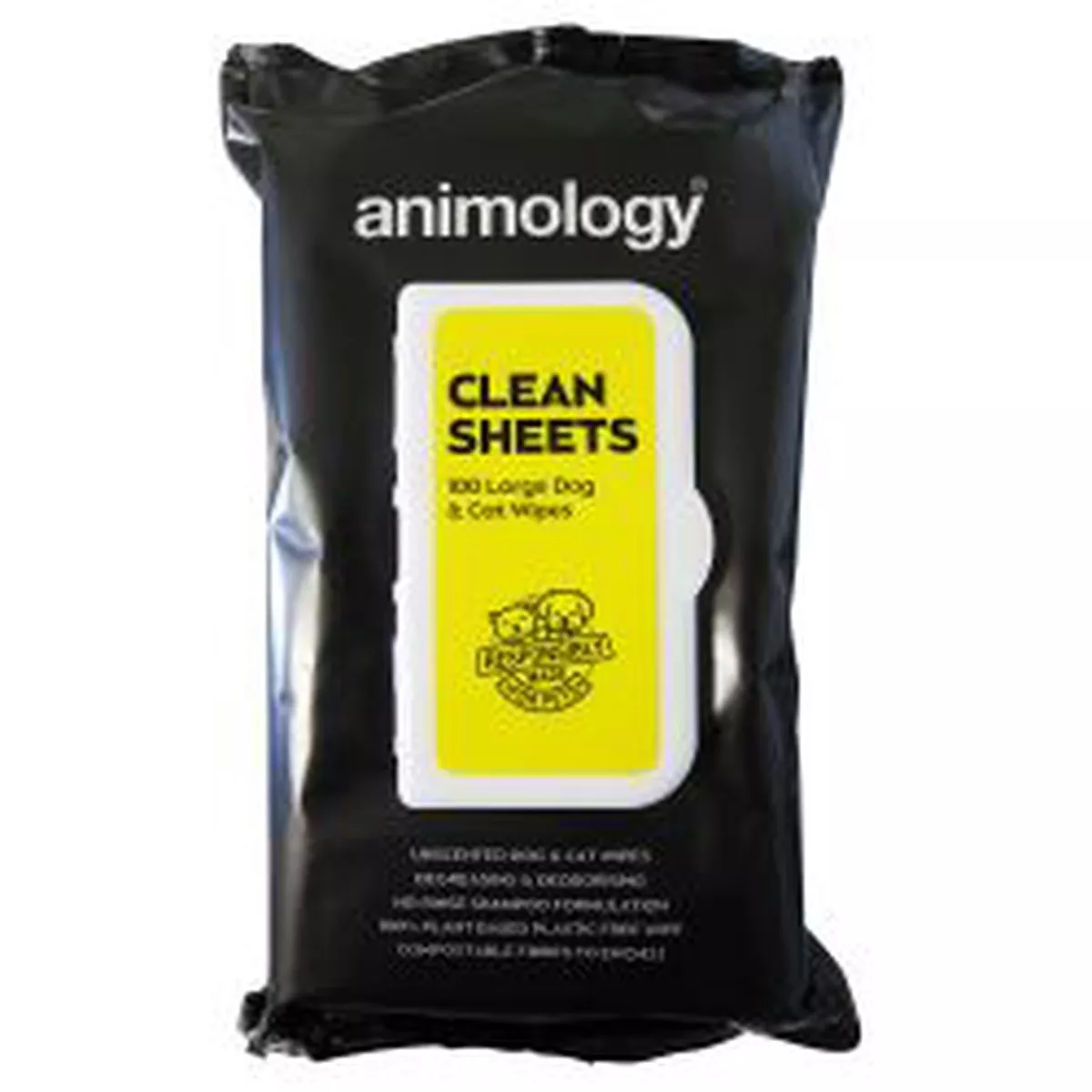 Animology Clean Sheets Dog & Cat Wipes, 100's