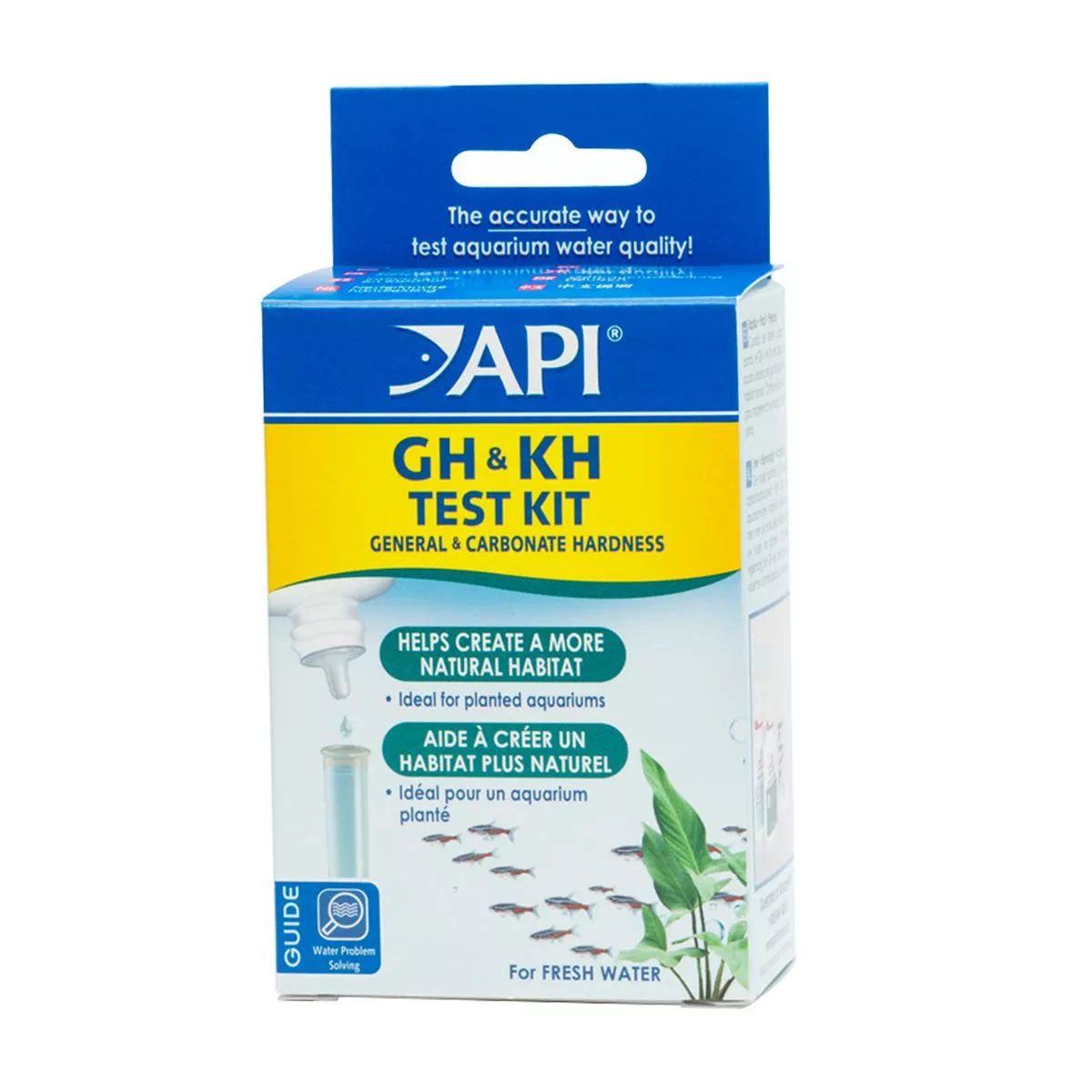 API GH & KH General & Carbonate Hardness Test Kit – Freshwater