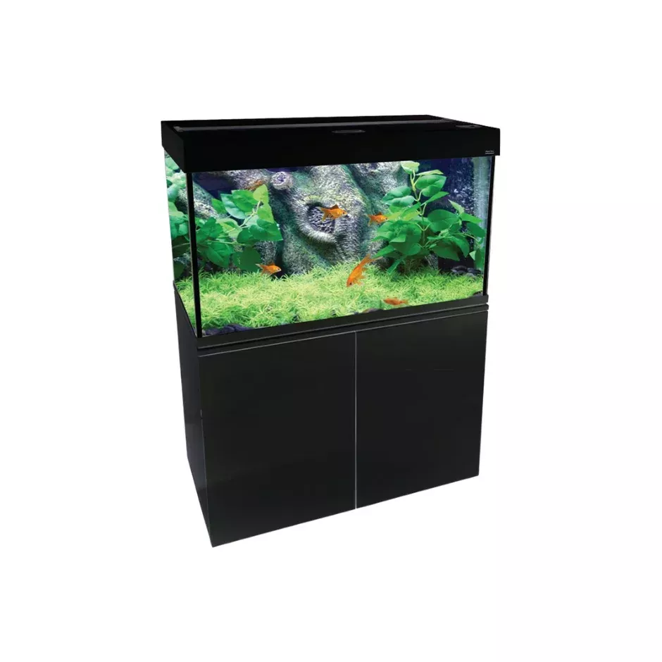 Aqua One Brilliance 120 Rectangular 292L Aquarium Set (black)