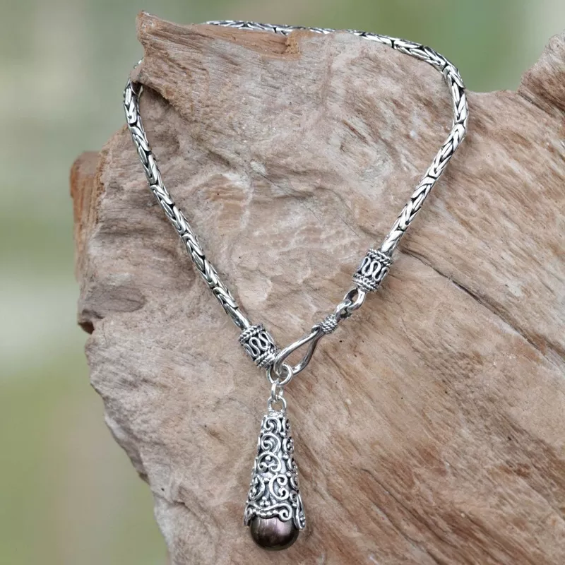 Arabesque Dewdrop Chain Bracelet