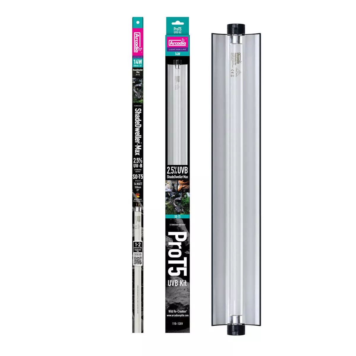 Arcadia Shade Dweller Max Pro T5 2.5% UVB Kit