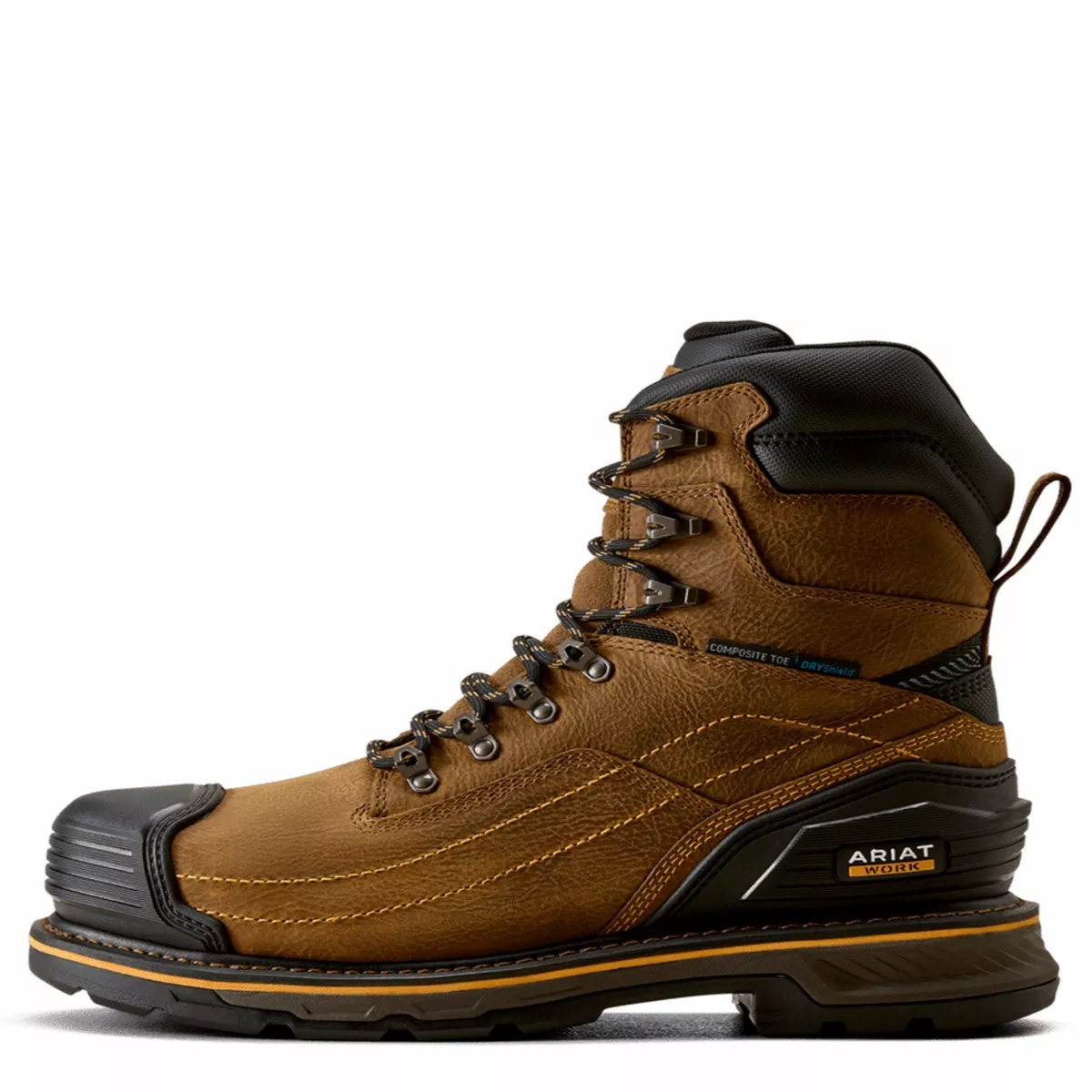 Ariat Men's Stump Jumper 8" Waterproof Composite Toe Work Boot - Brown