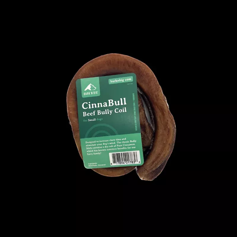 BARK'N BIG CinnaBull Beef Bully Coil