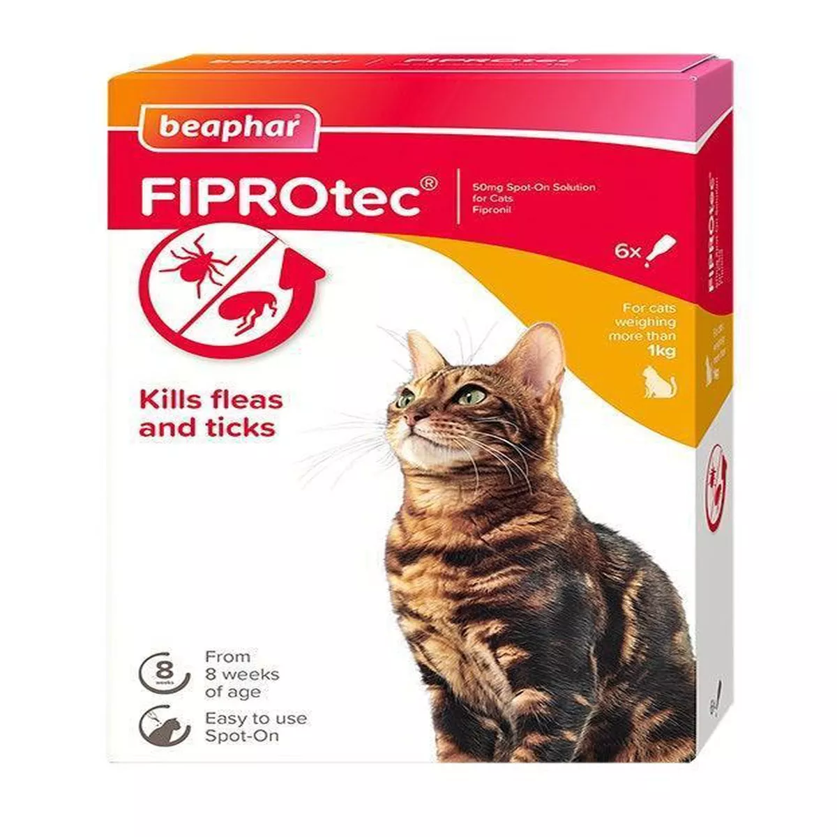 Beaphar FIPROtec Cat 6 pipettes