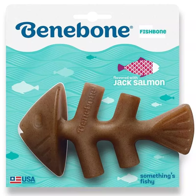 Benebone – Fishbone Dog Toy- Medium