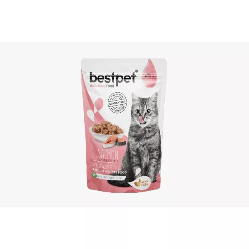 bestpet salmon sterilised 85g
