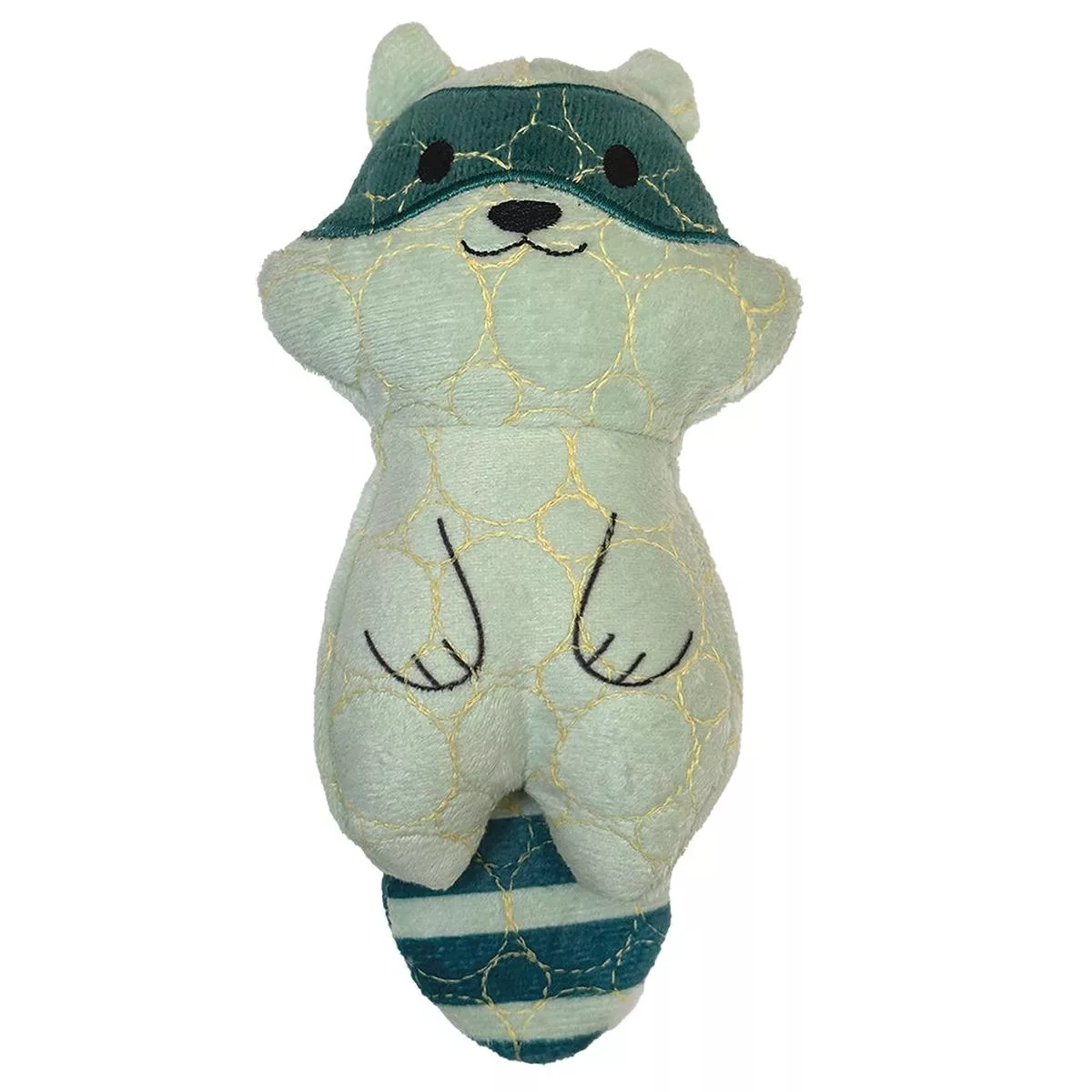 Bite Force Tough Plush Racoon Dog Toy