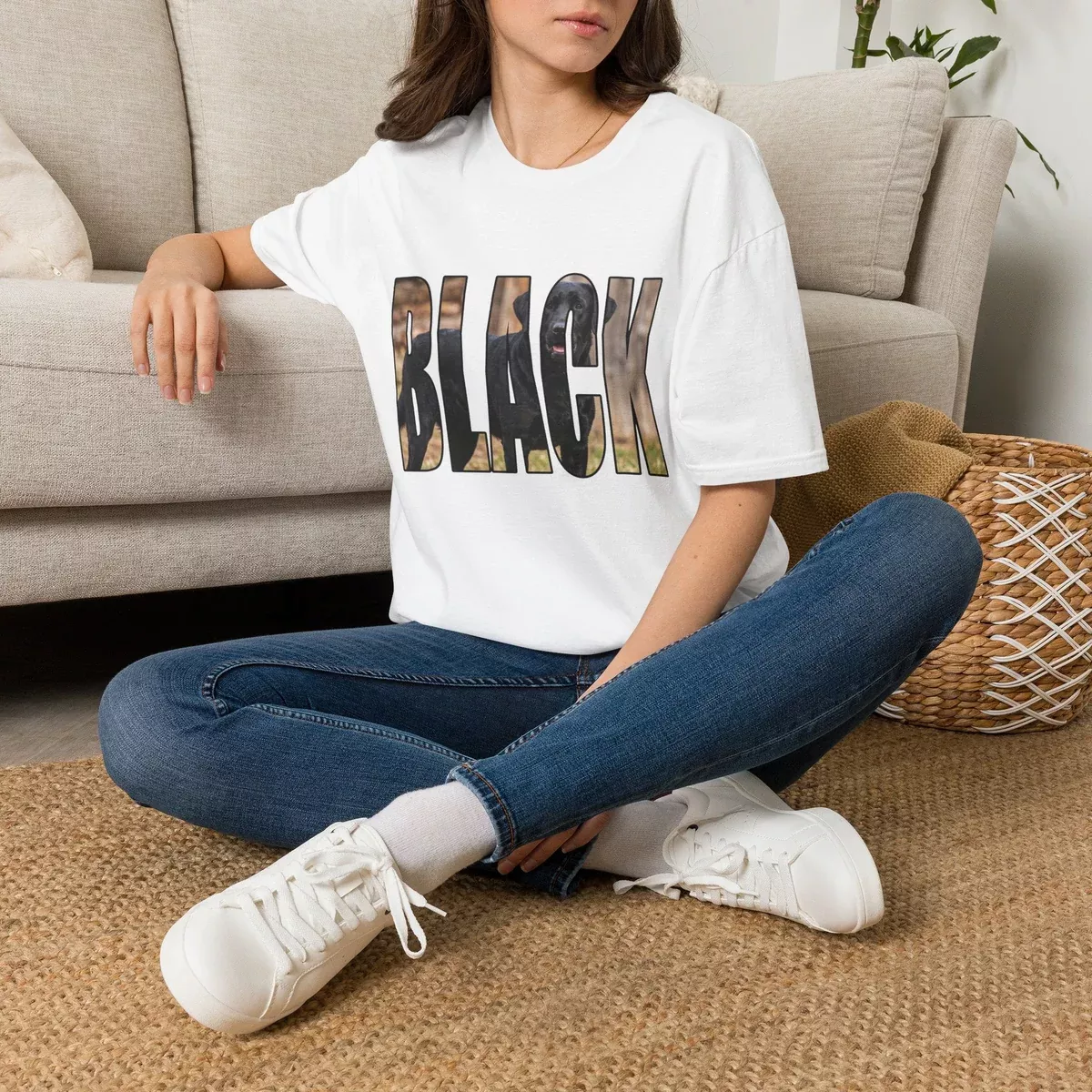 Black Labrador Retriever Tee Shirt