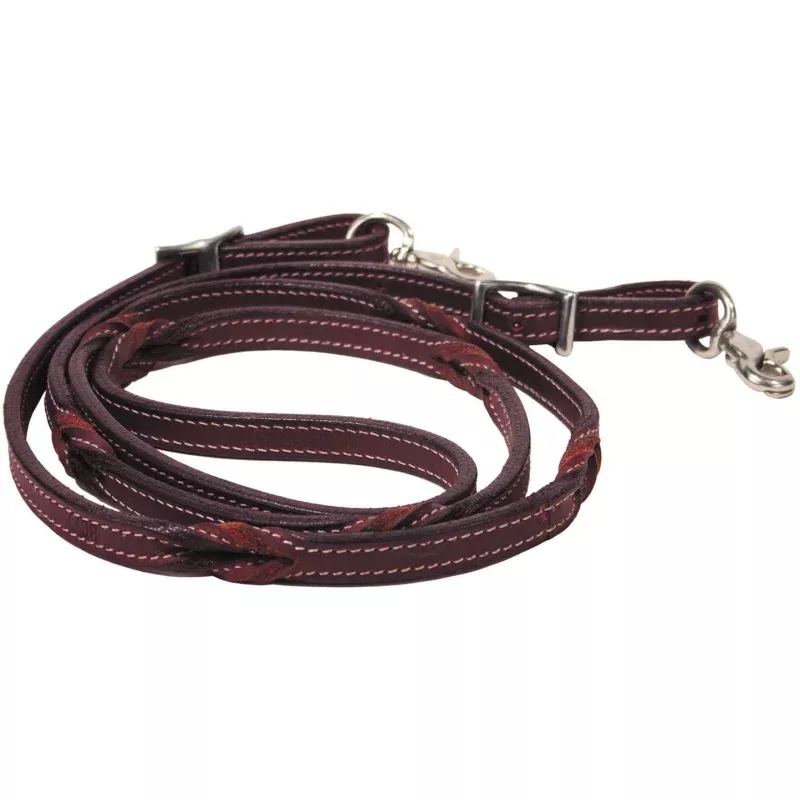 Blood Knot Roping Rein Brown