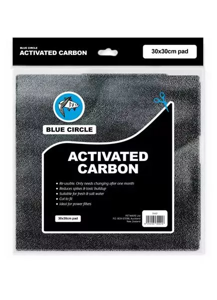 Blue Circle Filter Pad Activated Carbon 30x30x2cm