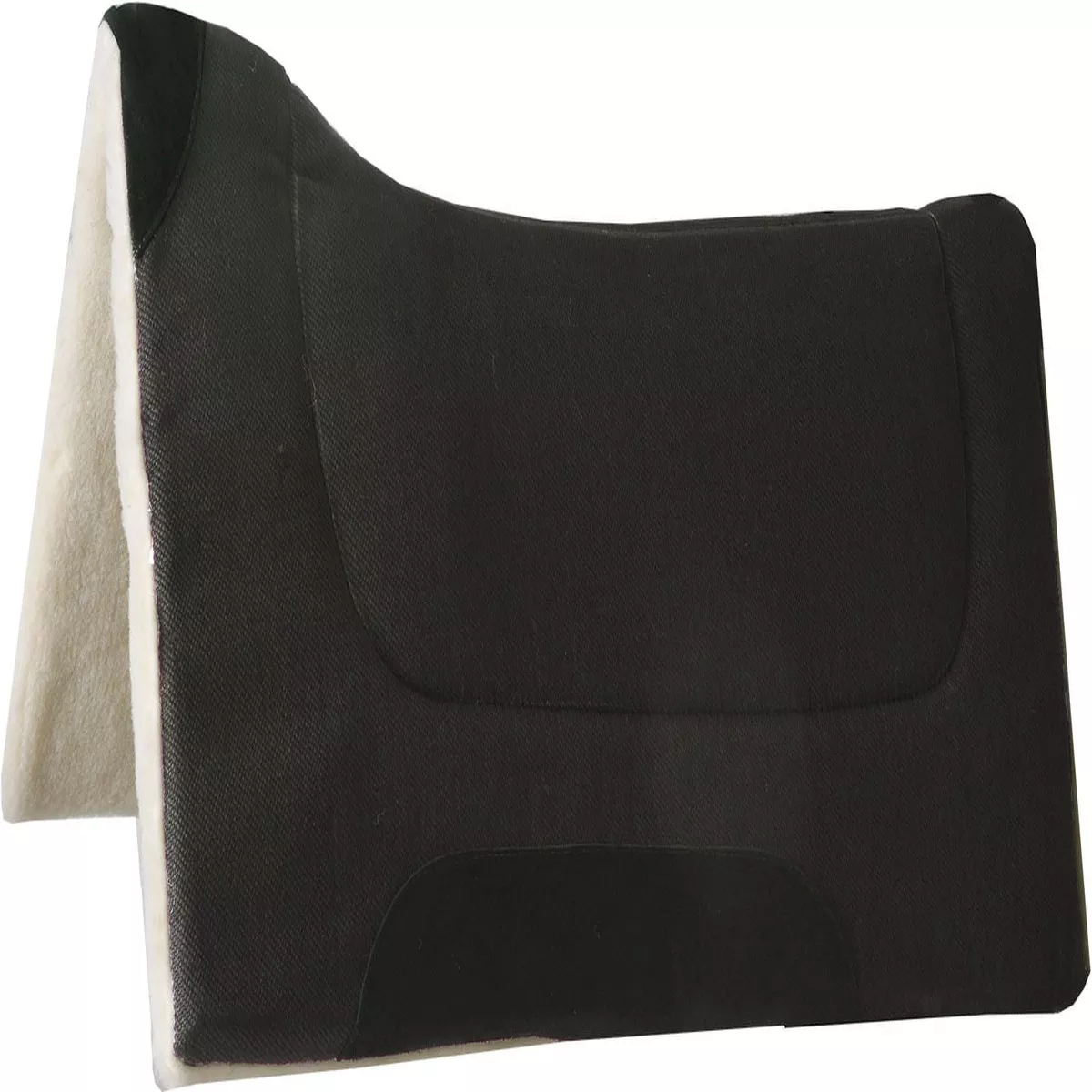 Blue Horse Brushed Wool Contoured Saddle Pad