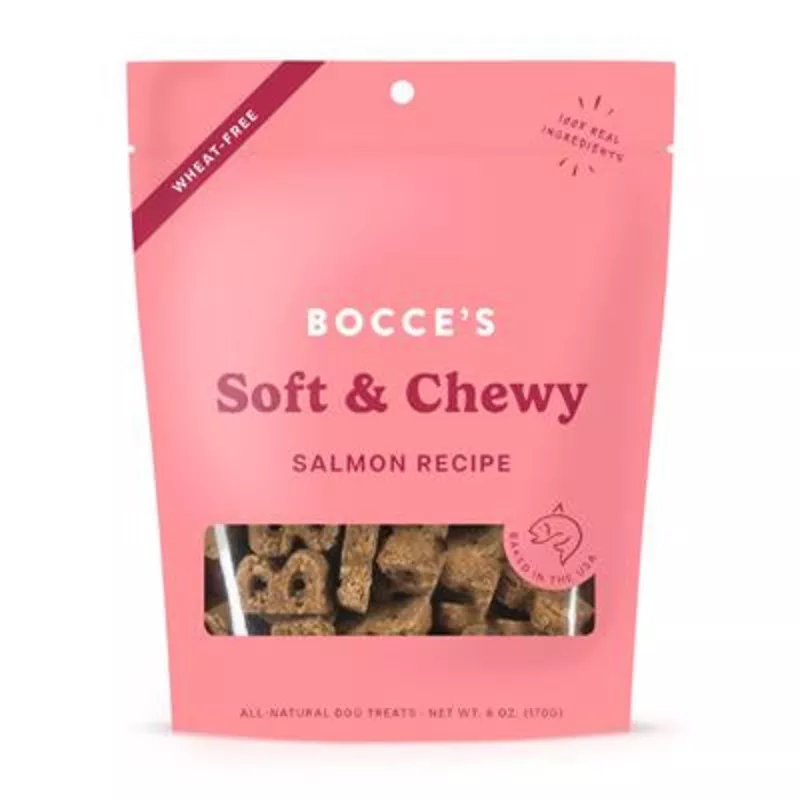 Bocce’s Bakery Soft & Chewy Salmon Recipe 6oz