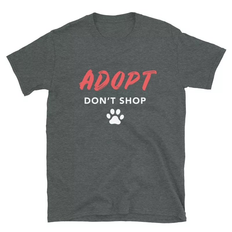Bold Adopt Don’t Shop T-Shirt Black