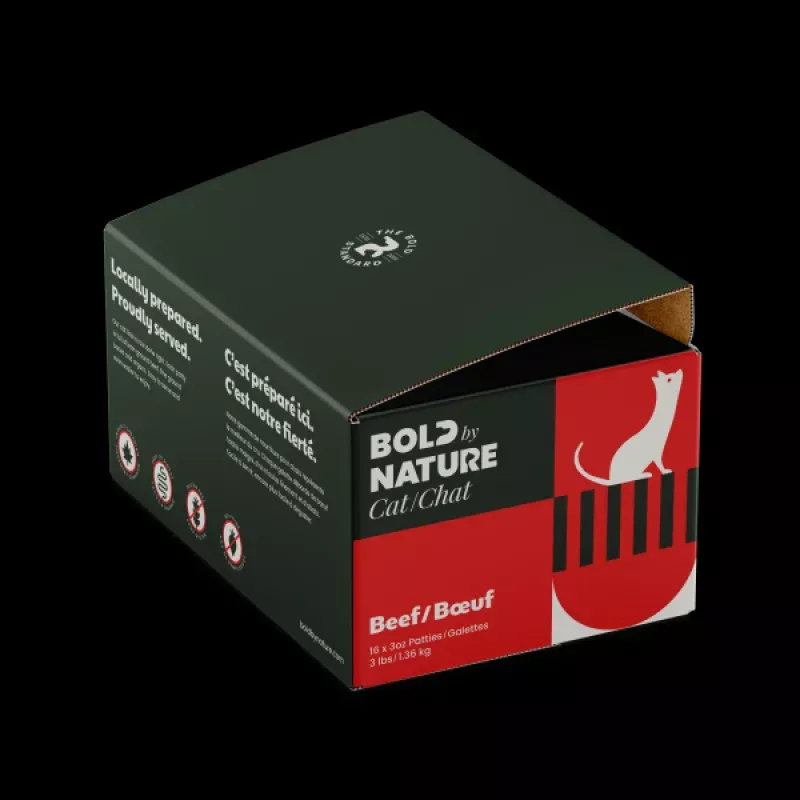 Bold Mega Cat Beef 3lb Bold By Nature