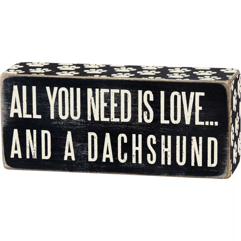 Box Sign - Dachshund
