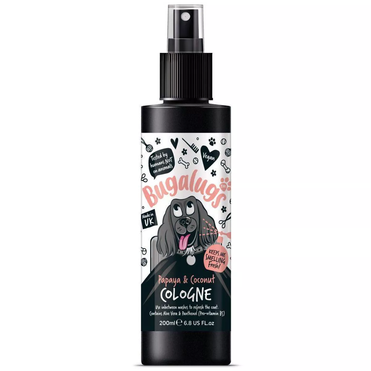 Bugalugs Cologne 200ml Papaya & Coconut Cologne