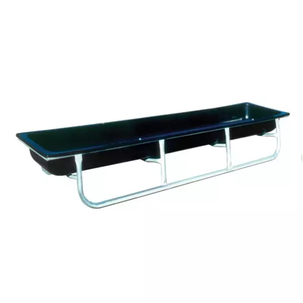 Bunk Feeder, Galvanized w/ Poly Liner, 10′