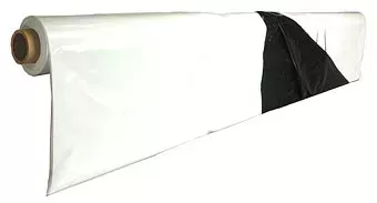 Bunker Cover, White/Black, 60′ X 150′