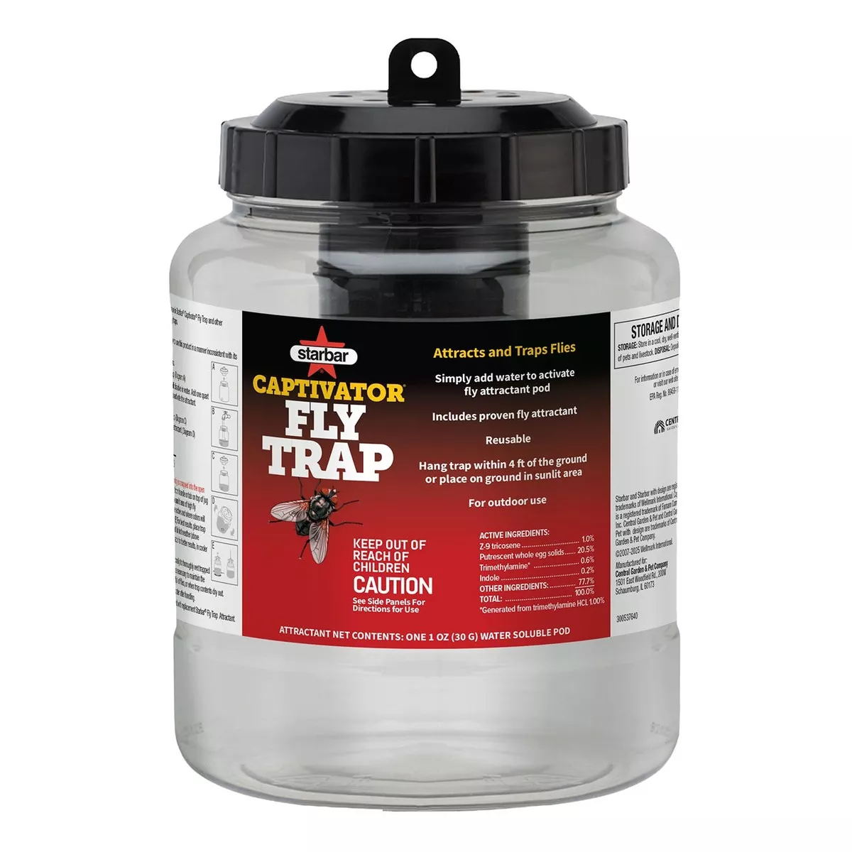 Captivator Reusable Outdoor Fly Trap