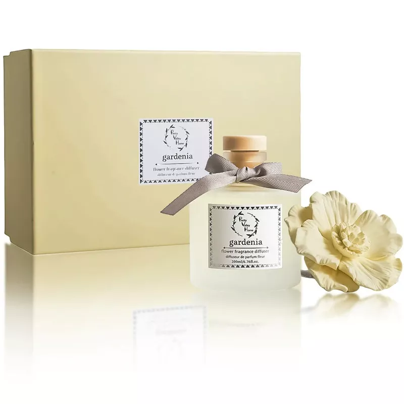 Ceramic Flower Diffuser Gift SetGardenia