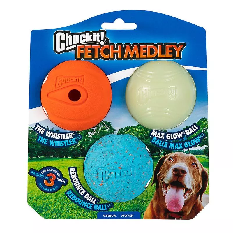Chuck It Fetch Medley 3rd Gen 3 pk