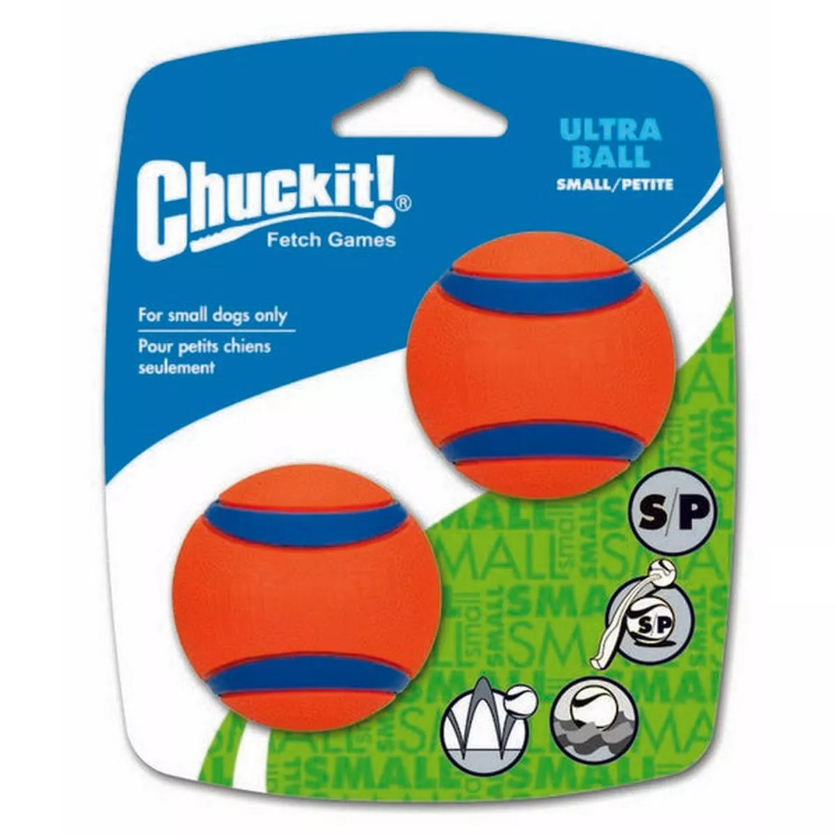 Chuckit Ultra Ball 2 Pack – Small 4.8cm