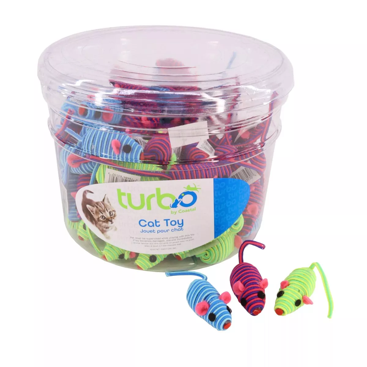 Coastal Turbo String Mice Cat Toy