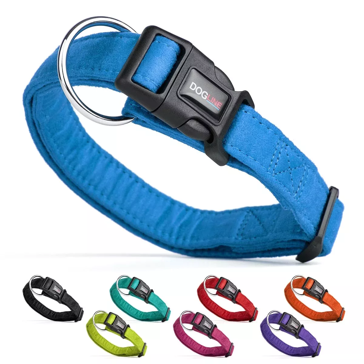 Comfort Microfiber Flat Dog Collar