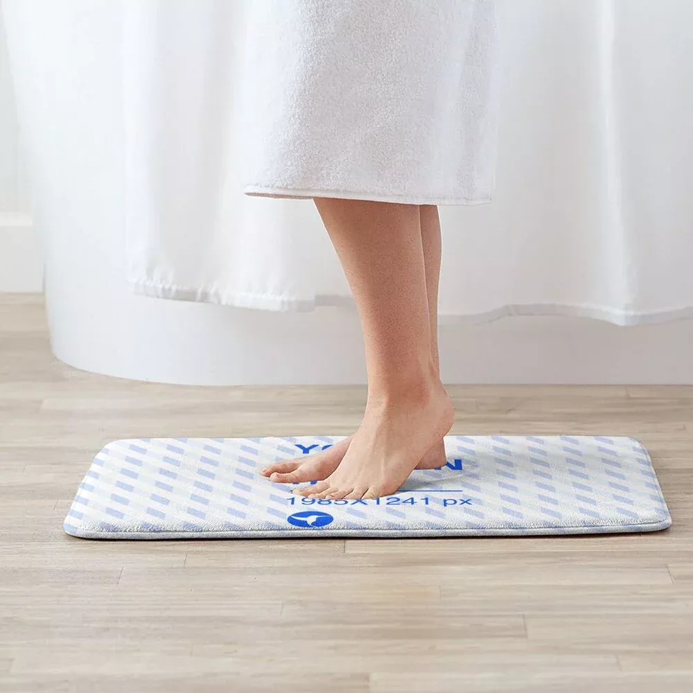 Create Your Own Flannel Absorbent Non-slip Easy-care Floor Mat