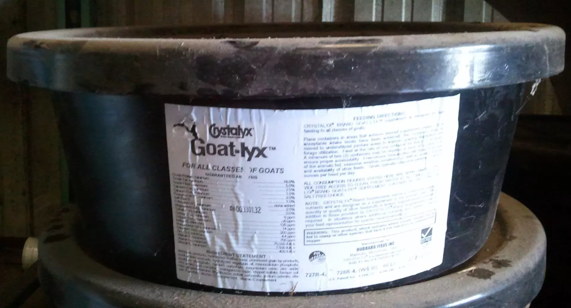 Crystalyx, Goat-lyx, Low Moisture Block, 60 lbs.