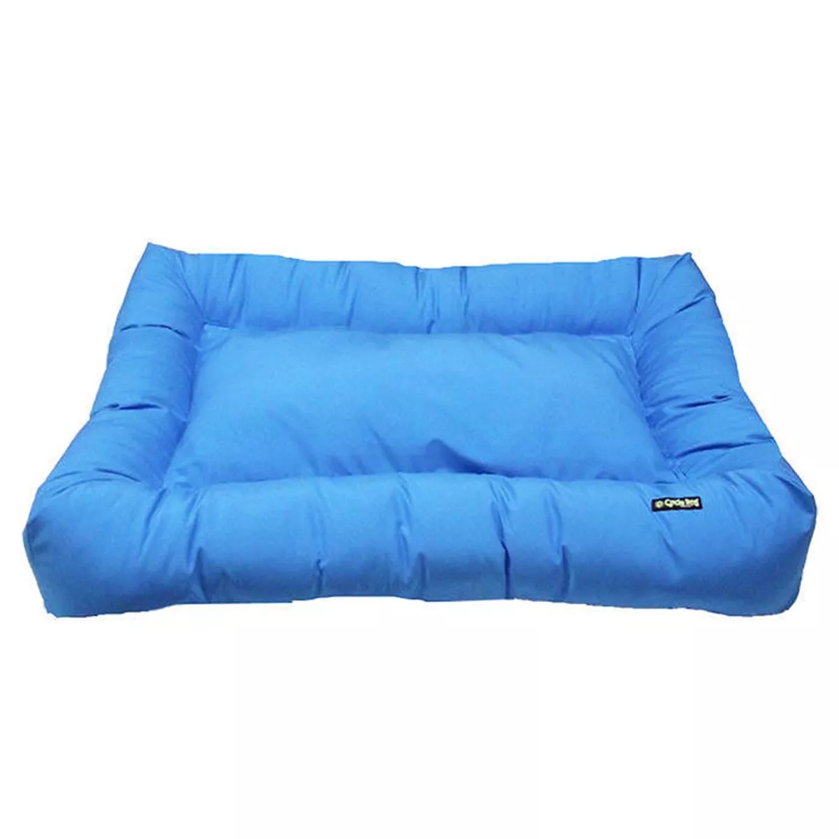 Cycle Dog Waterproof Barrier Layout Blue Medium Dog Bed