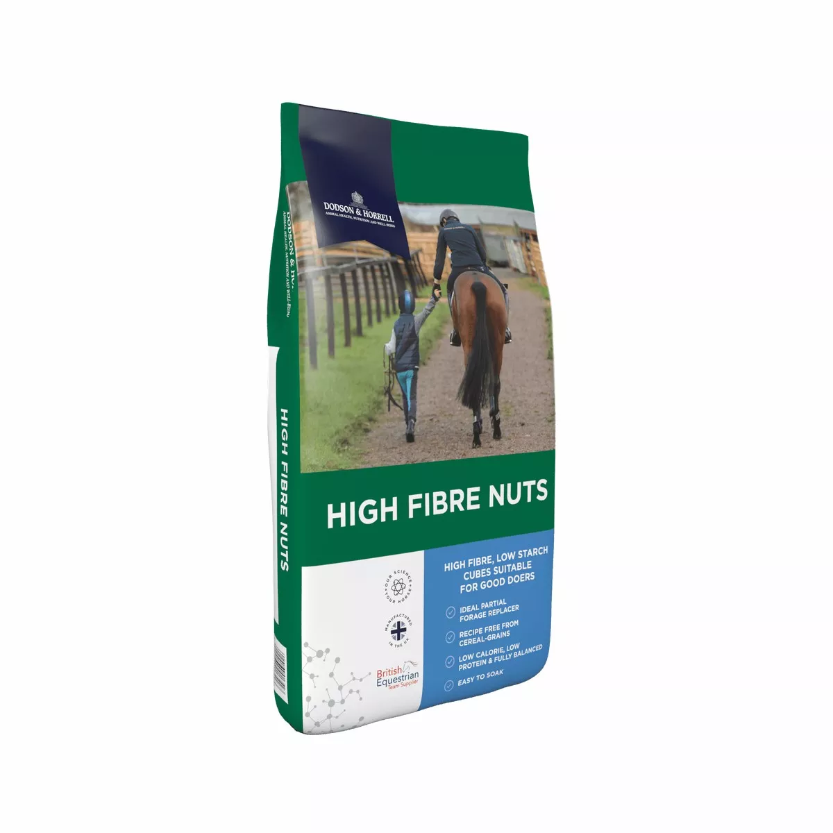 D & H High Fibre Nuts 20kg