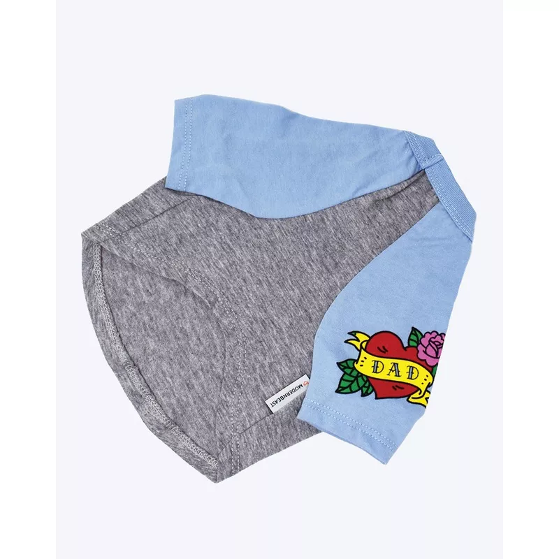 DAD TATTOO TEE Blue