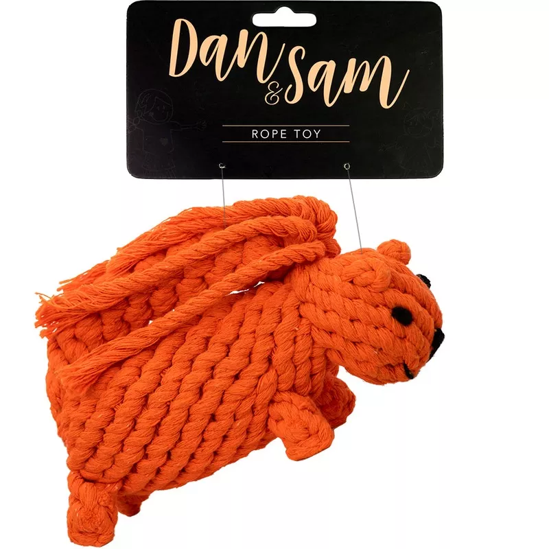 Dan & Sam – Sydney the Squirrel Rope Dog Toy