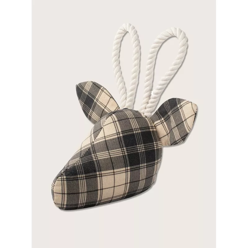 DEER HEAD DOG TOY