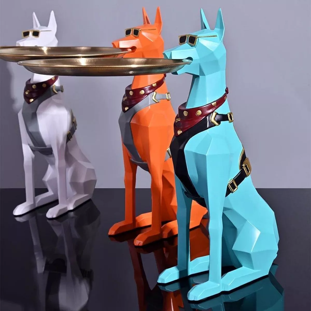 Design Dog Tray Statue - CLEARANCE