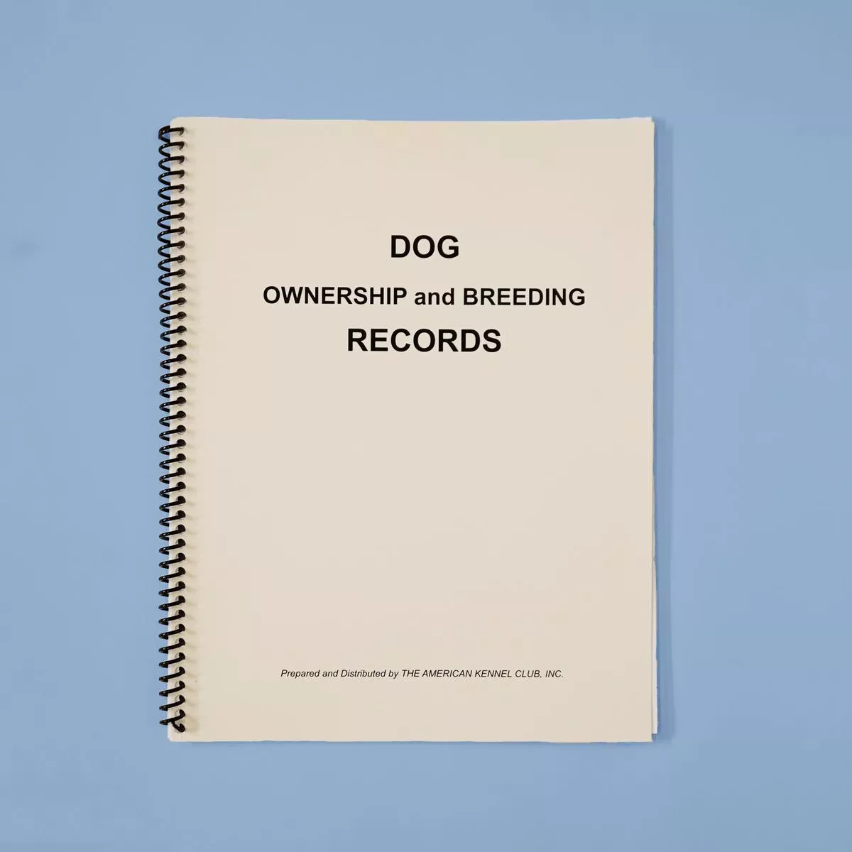 Dog Record Book