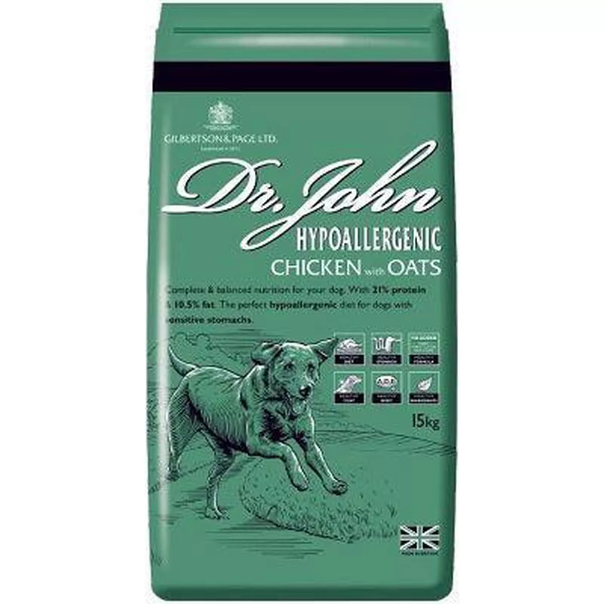 Dr John Hypoallergenic Chicken with Oats 15kg