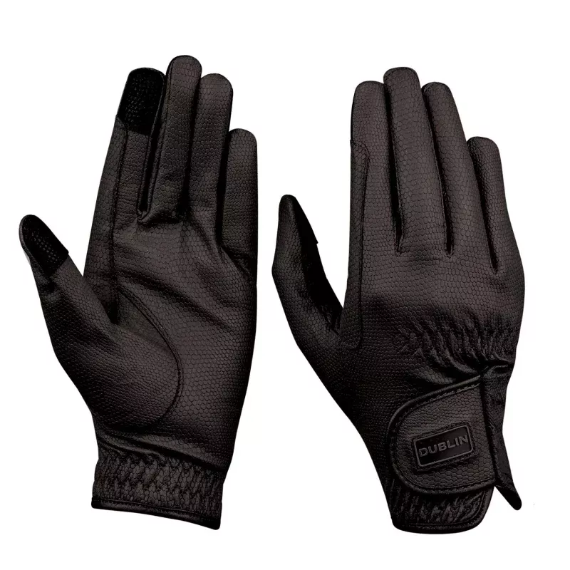 Dublin Everyday Equestrian Riding Gloves Black