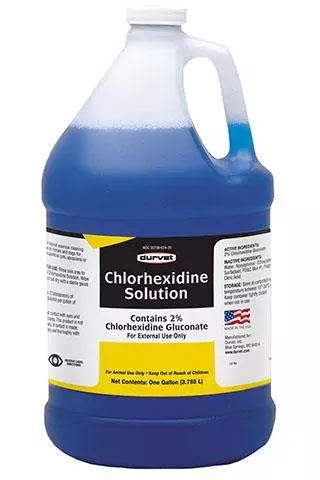 Durvet, 2% Chlorhexidine Solution, 1 Gallon