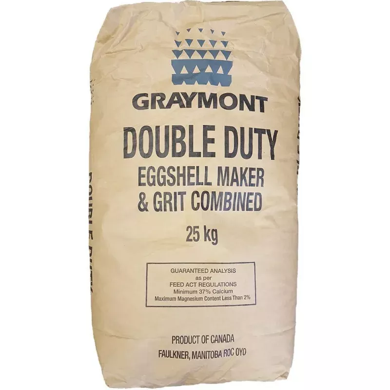 Eggshell Maker Double Duty Grit Calcium 25kg