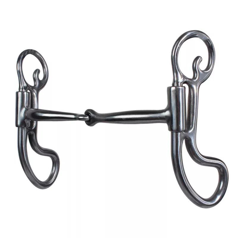 Equisential Smooth Snaffle Teardrop Bit Stainless Steel