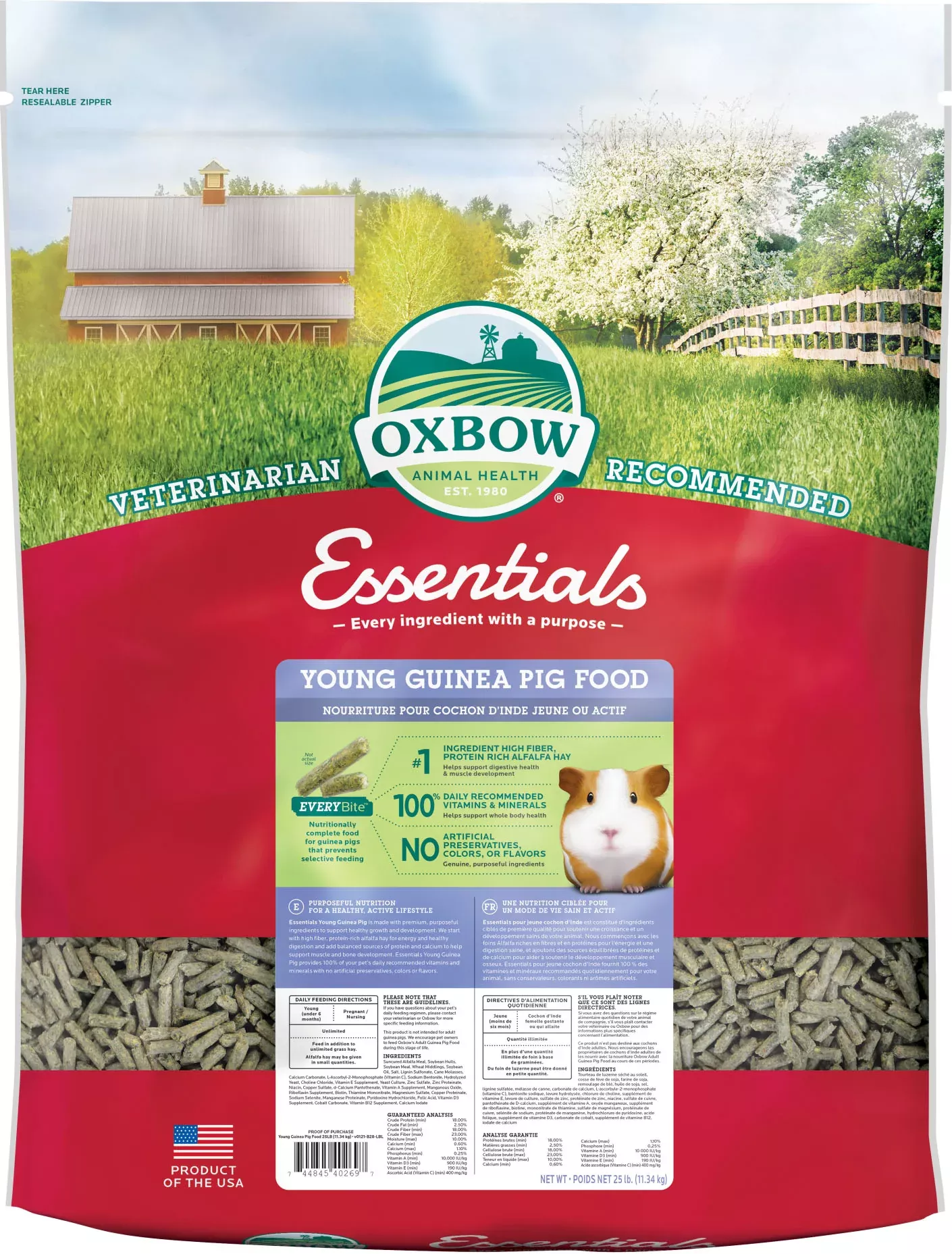 Essentials Young Guinea Pig Food