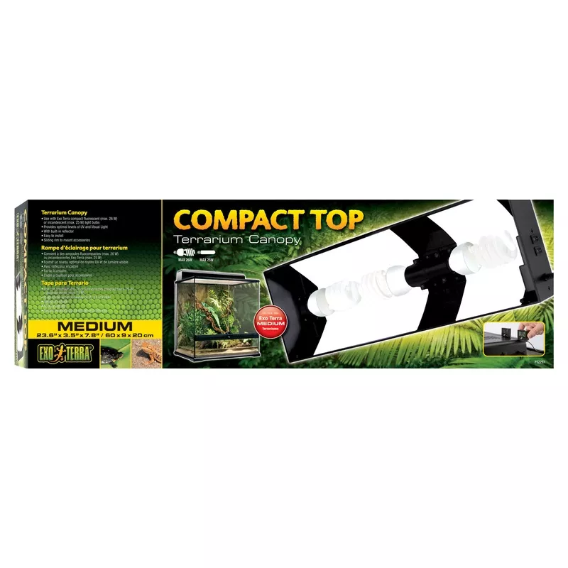 Exo Terra – Compact Fluoro Light Unit (60cm)