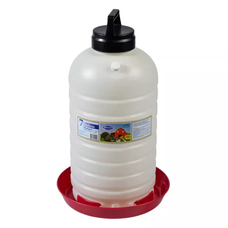 Extra Large Plastic Poultry Waterer Top Fill